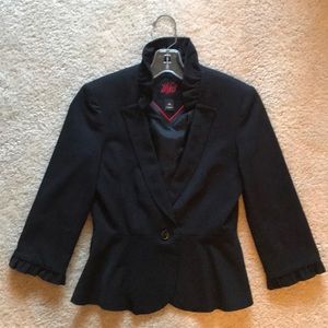 WHBM Black Blazer/Jacket - Size 00
